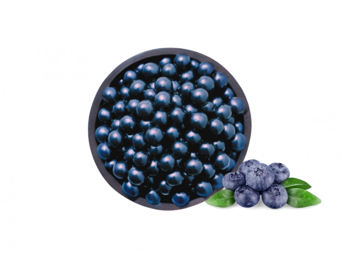 MĖLYNIŲ SKONIO SPROGSTANTYS PERLAI BURBULINEI ARBATAI 350 g 1