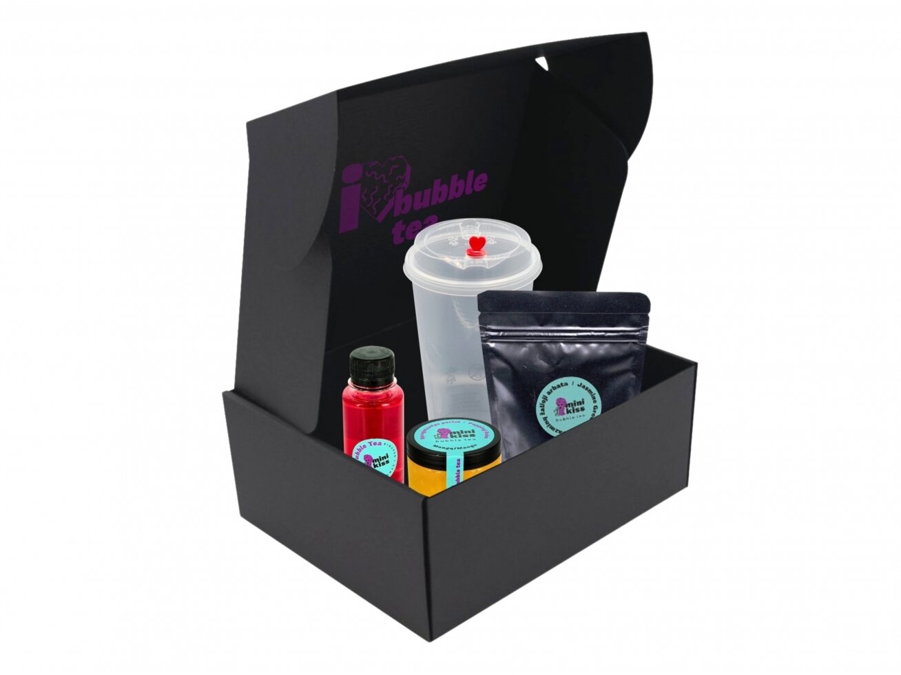 VAISINĖS BUBBLE TEA RINKINYS 3 PORCIJOS 2