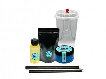 VAISINĖS BUBBLE TEA RINKINYS 3 PORCIJOS 1 VAISINĖS BUBBLE TEA RINKINYS 3 PORCIJOS 1